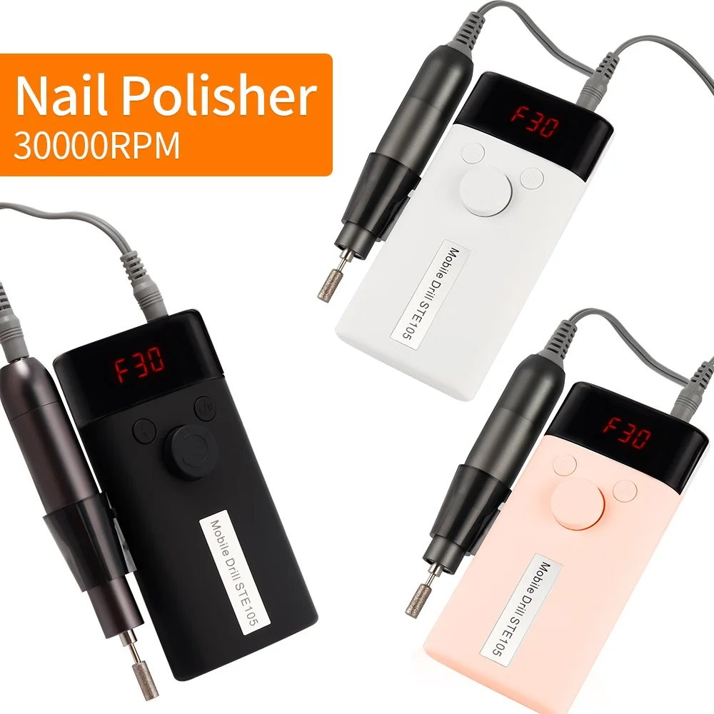 

30000 RFM polisher nail salon machine electric drill machine nail drill machine, Pink/white/black
