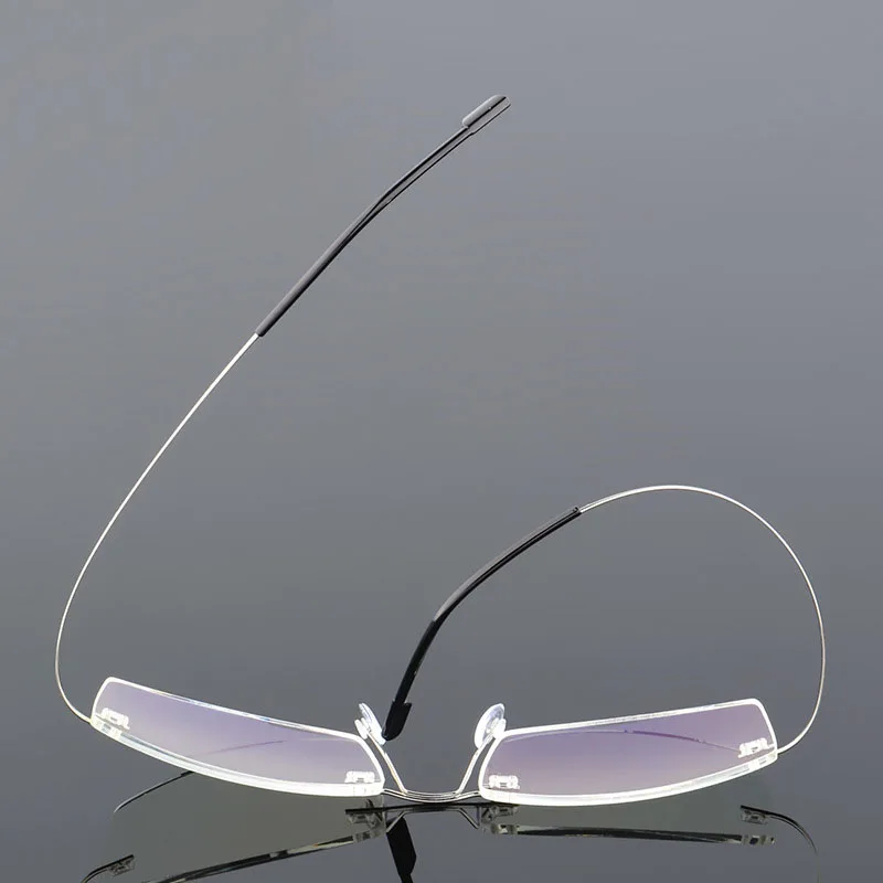 

new fashion products rimless flexible alloy frames thinoptics glasses computer frame anti blue light blocking glasses frame