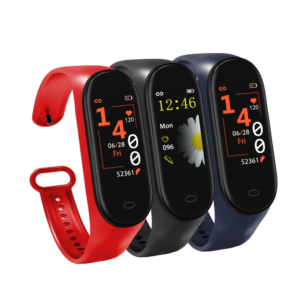 KECHAODA blood pressure cheap waterproof smart bracelet m4 fitness sport ladies sport woman men smart watch