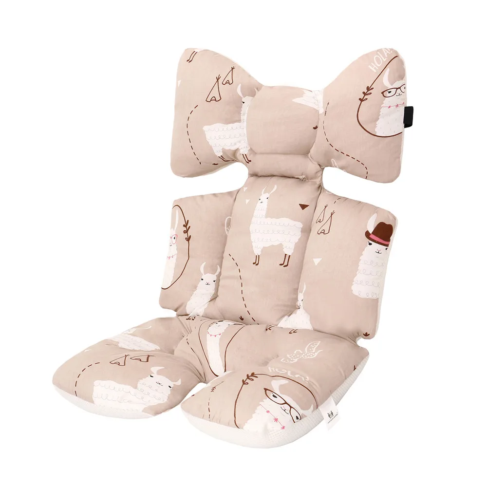 

Infant Car Seat Insert Cotton Baby Stroller Liner Head and Body Support Pillow Infant Seat Pad Carseat Neck Support
