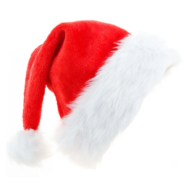 

Hotsale Unisex Plush Hat Velvet Santa Hats Christmas Hats For Adult And Kids