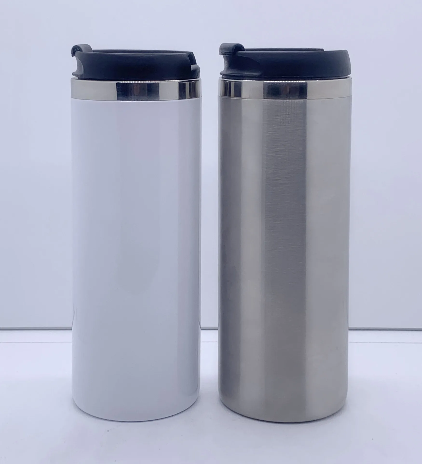 

420ML Double Water Bottle Wall Blank Sublimation Straight Car Travel Tumbler