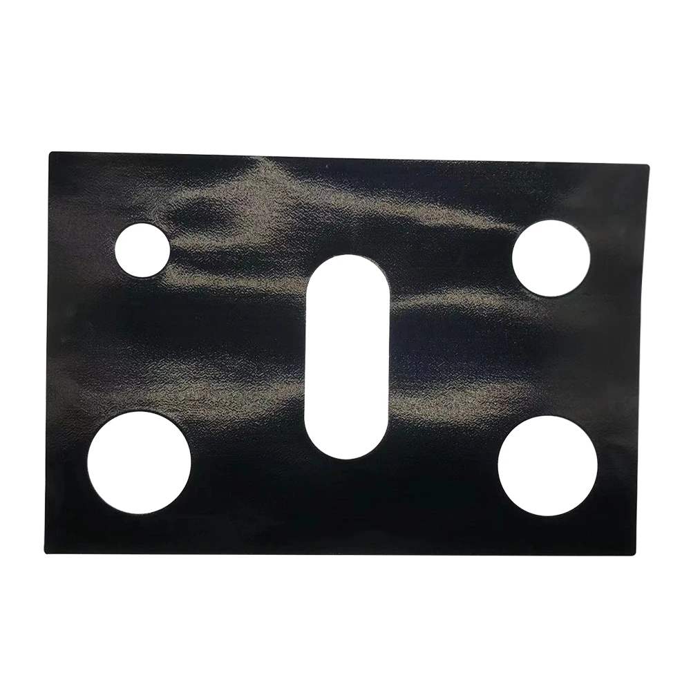 

Stove Guard Stove Protectors for LG Gas Ranges Custom Cut Ultra Thin Easy Clean Stove Liner Made in the USA, Black/silver