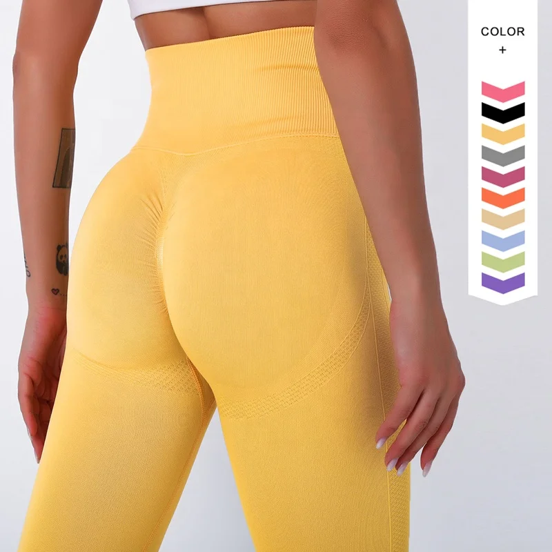 

Custom Women Leggings Gym Workout Yoga Sportswear Heart Butt Yoga Pants Colorful Butt Fit Leggings