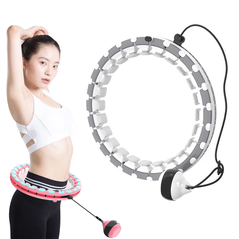 

Home Workout Weight Loss Thin Waist No Fall Smart Hoola Hoop with Gravity Ball