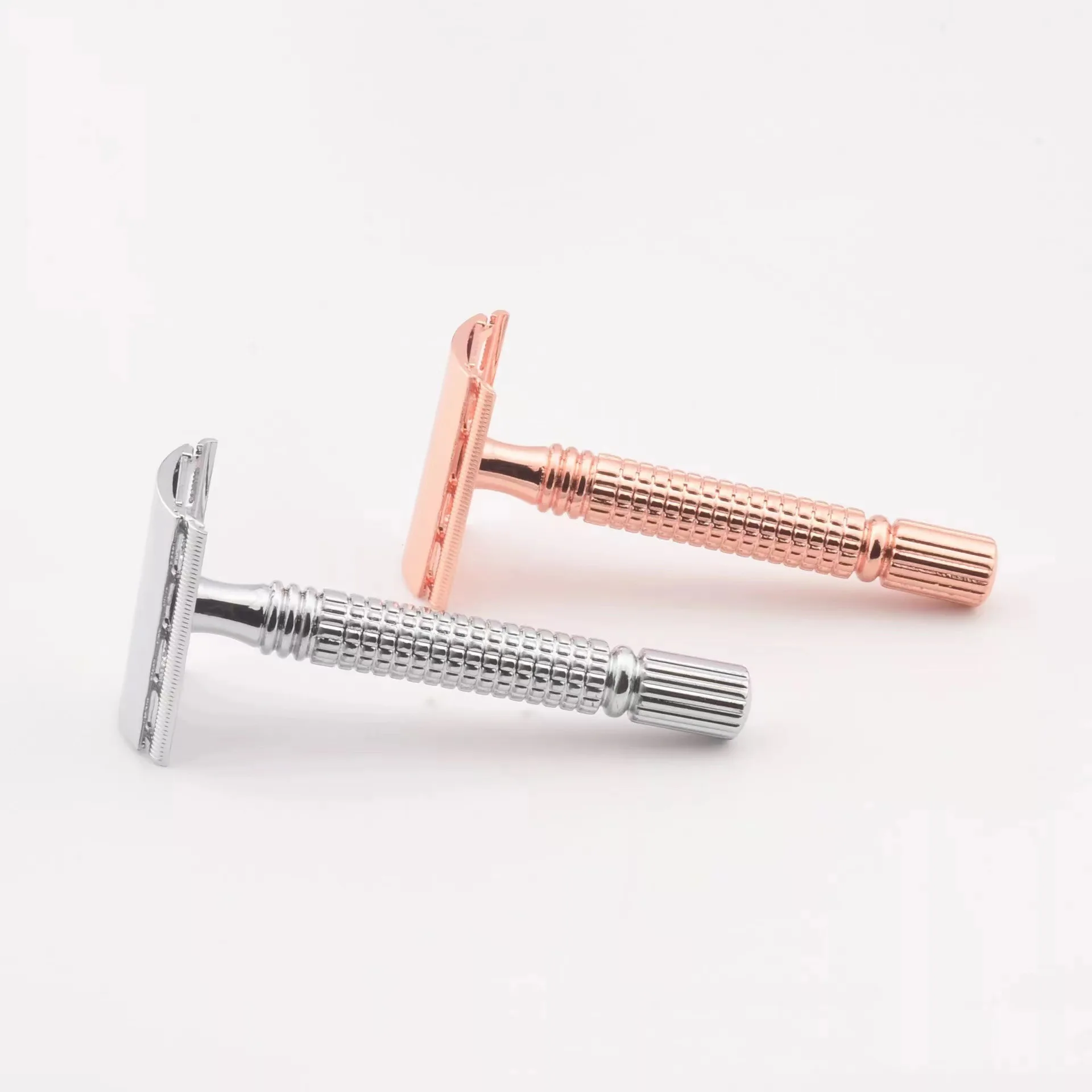 

Reusable Stainless Steel Double Chrome Edge Safety Razor for men