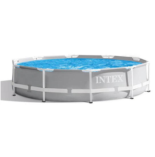 

28202 Round 10ft Steel framed water pool with water filter,10' framed swimming pool for backyard for family use