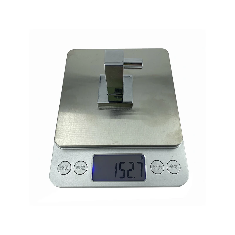 
High quality alloy base stainless steel towel hook single hook clothes hook 