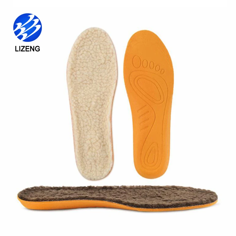 

Winter Massage Ultra Soft Foot Warm Insoles, Brown / white