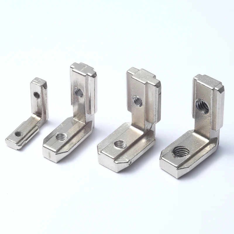 

90 Degree L shape aluminium angle bracket inner Corner joint connector for 3030 T slot Aluminum profile