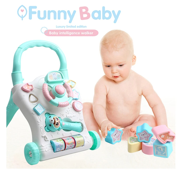 Multifunctional Steering Wheel Baby Walker Baby Music Baby Activity ...