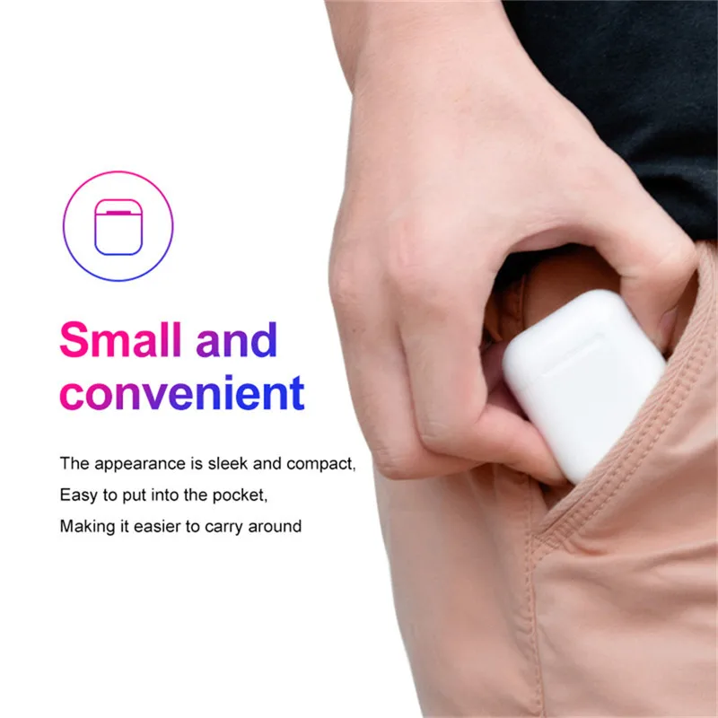 Amazon i12 TWS 5.0 Wireless Earbuds i12s Luxury Earphones Waterproof Sport Headphone Memory with Charger Box - ANKUX.COM