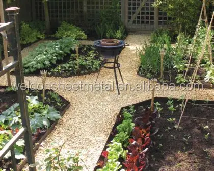 Proveedor De Ribete De Jardín De Acero Con Borde De Metal Barato Del