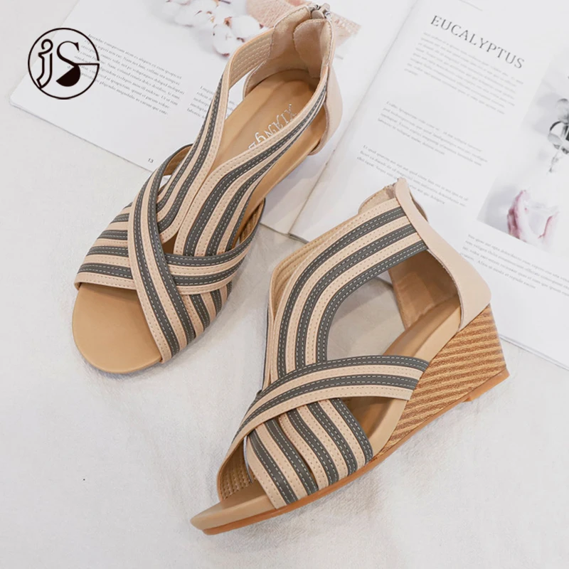 

New summer style Slope heel Slippers sandal Women slippers slippers, Picture
