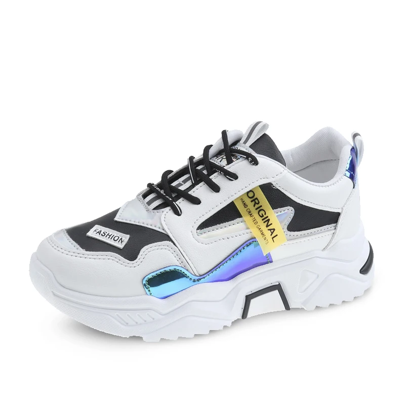 

China 2020 High Quality Wholesale Women Fashion Sports Sneakers for Ladies, Black,red,pink