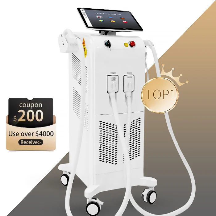 

Promotion ! Lifetime warranty Diode Laser 808 +ELIGHT Hair Removal latest technologyFactory Machine /Painless Epilation Laser C