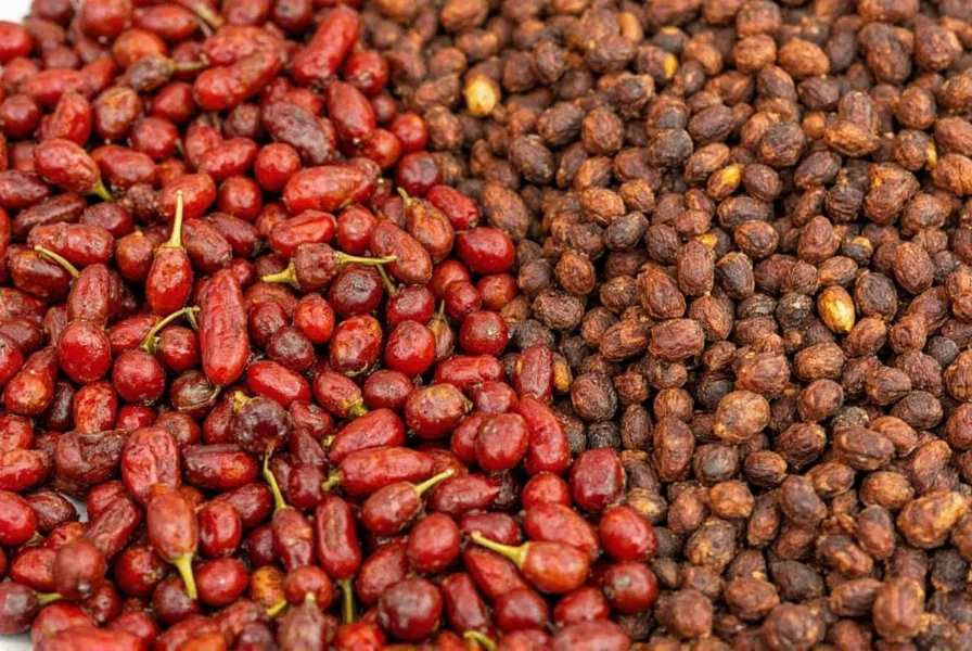 Chile Ancho and Chile Pasilla comparison table