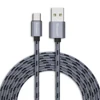Wholesale 1m 2m Nylon Braided 3.0 Quick Extension Type C Usb Cable For Mobile Phone Charger