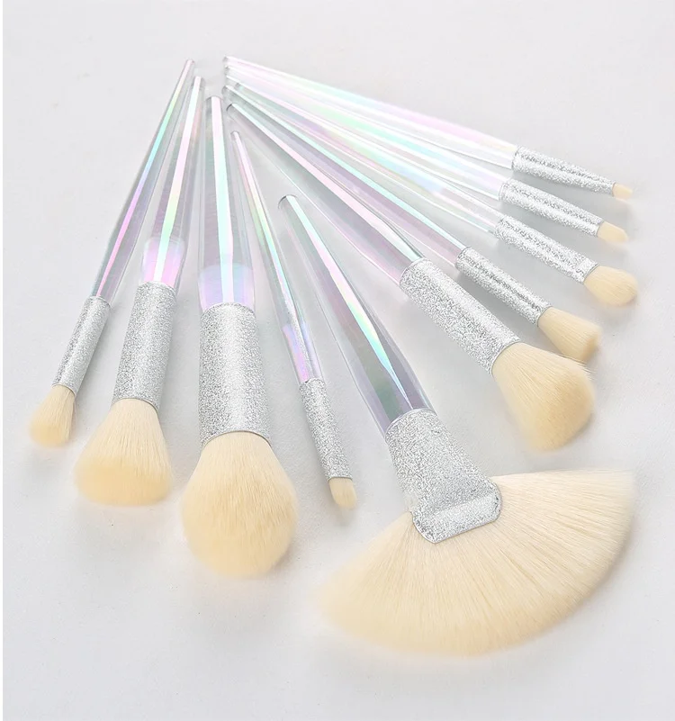 
2020 Trending Pink Makeup Brushes Glitter Private Label Glitter makeup brush 