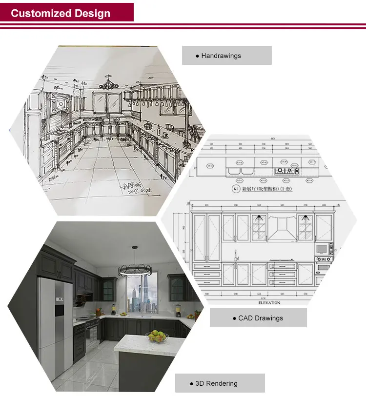 China Manufacturer customized design Modern Middle density fiber board/MDF PVC Kitchen Cabinet