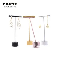 

High-grade T-shaped hanging jewelry earrings display stand with metal