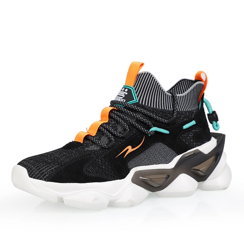 

Dropshipping Custom Logo Men's Platform Sneakers 2021 Spring Fashion Mesh Breathable Men Shoes Male Trainers Footwear Plus Sizes