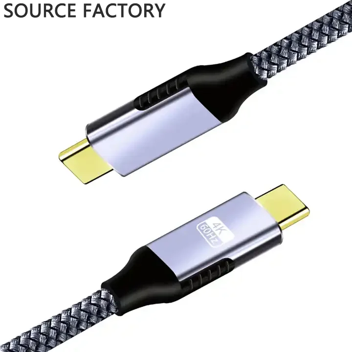 

100W 10Gbps 2M 3M USB USB C to USB C Type C Cable 100W 20V/5A PD 3.0 Metal Fast Charging Data Cable Lead for MacBook iPad