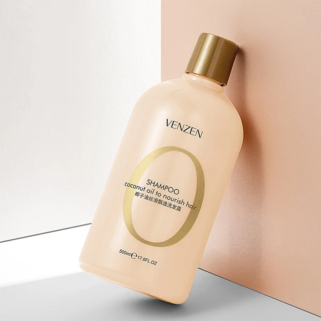 

Vitamin E shampoo dispenser coconut oil 3q beauty shampoo anti-dandruff mild cleansing for dry hair Sulfate Free Shampoo