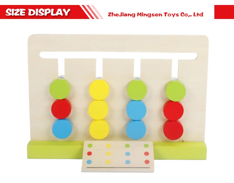 wholesale montessori wooden toys  color match toys educational toys for children