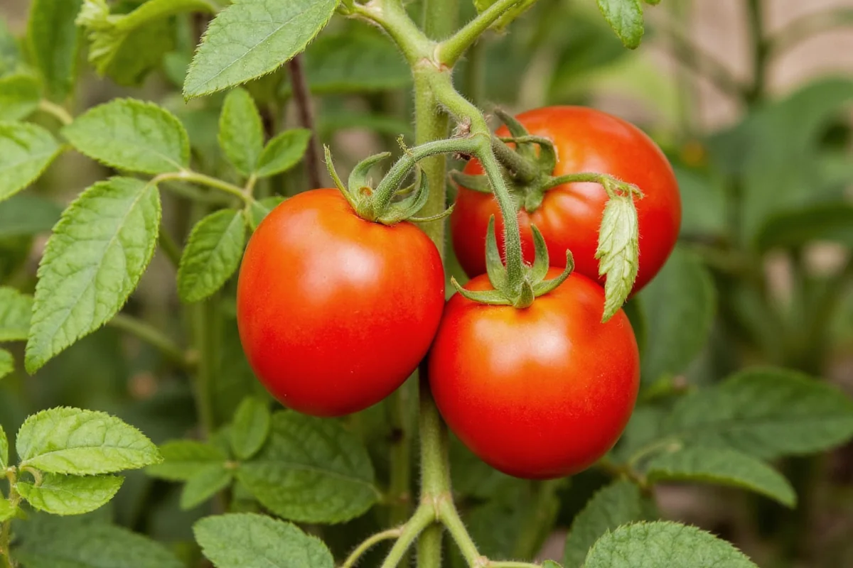 how deep to plant tomatoes in pots