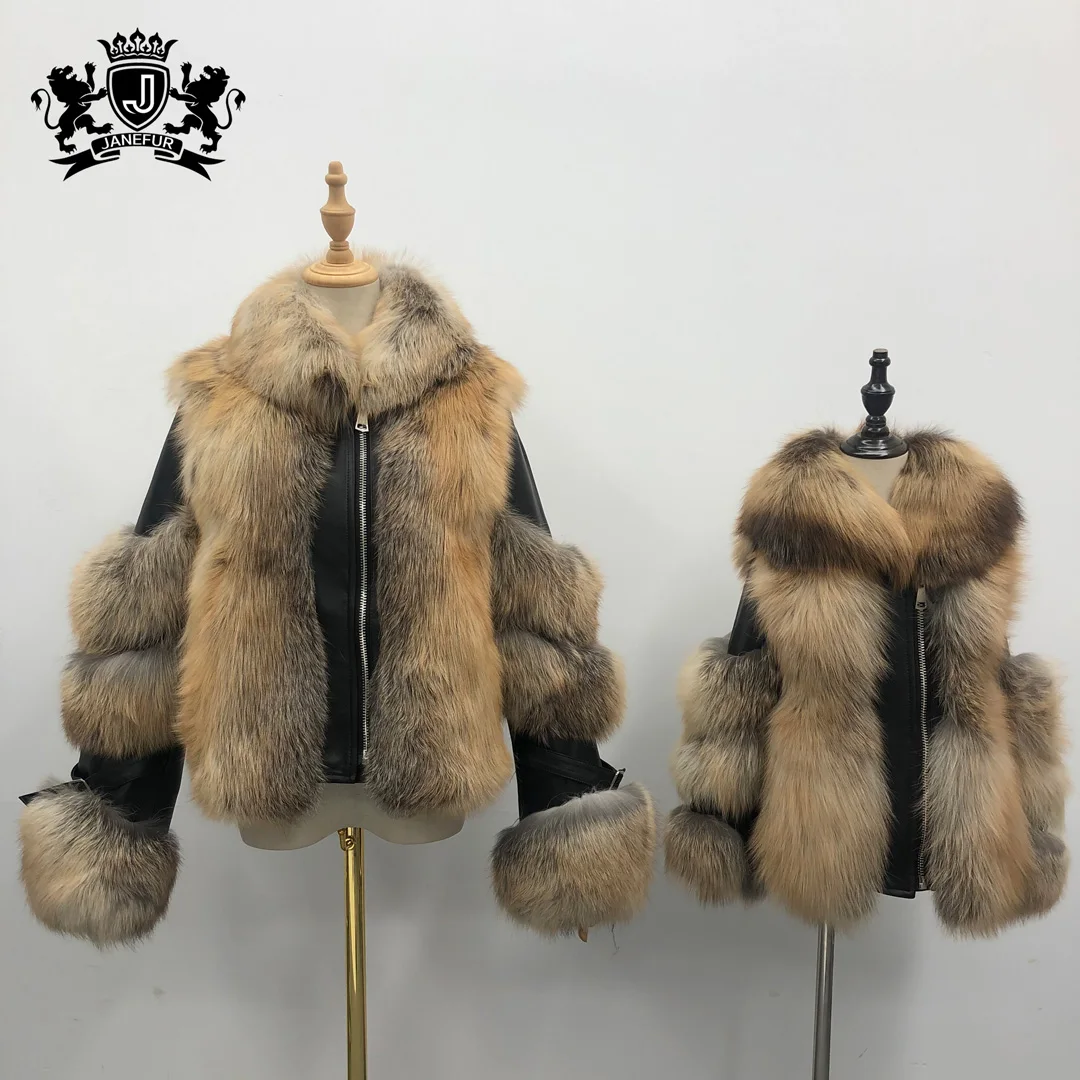 

High Quality Winter Child Clothes Wholesale Girls Real Fur Jackets Warm Genuine Sheepskin Kids Fox Fur Coats, Camel,natural white,light khaki,silver fur,golden fur,black