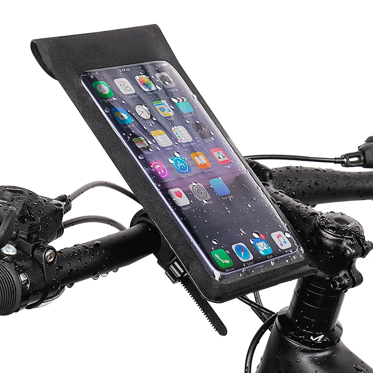 

360 rotation bike bicycle motorcycle phone holder stand waterproof phone mount case bag for iPhone