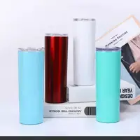 

2019 reusable modern design your own personalised sublimation tall skinny stainless steel vacuum custom juice tumbler