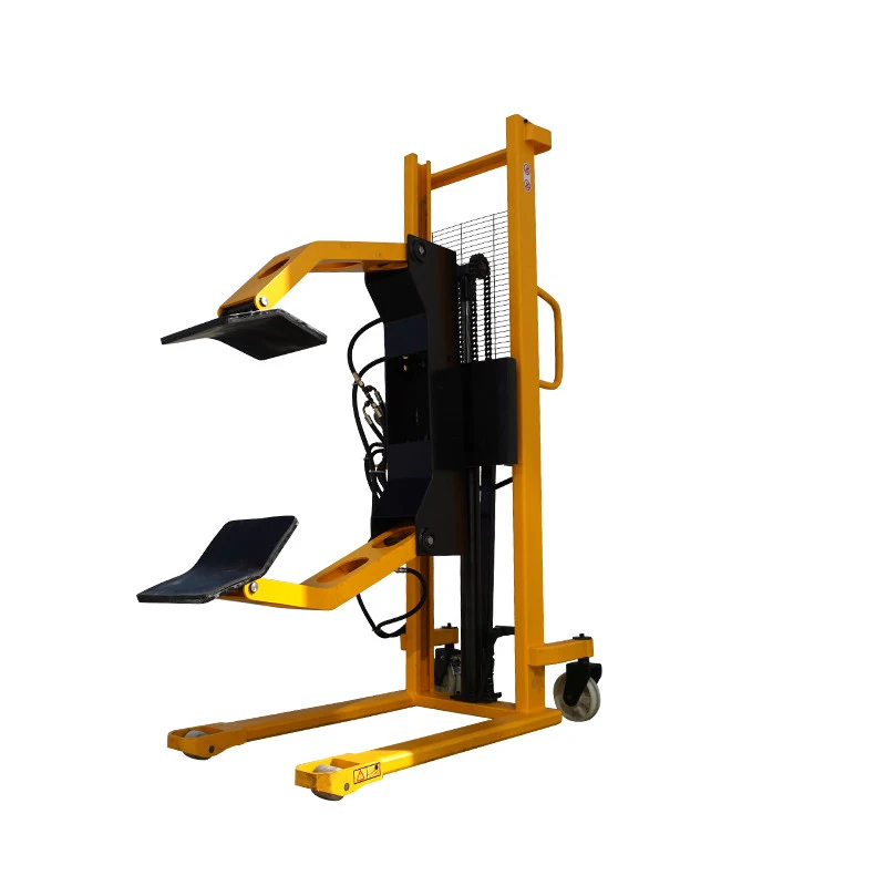 200kg Hydraulic hand Manual self paper roll reach stacker forklift lifter