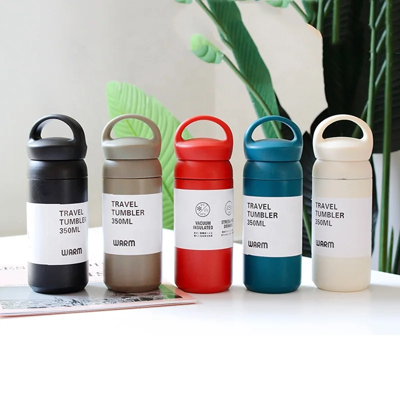 

350ML Stainless Steel Cup Vacuum Flask Thermos Cup Water Bottle Thermo Double Wall Thermal Coffee Mug Travel Tumbler Mugs Cheap, Many colors