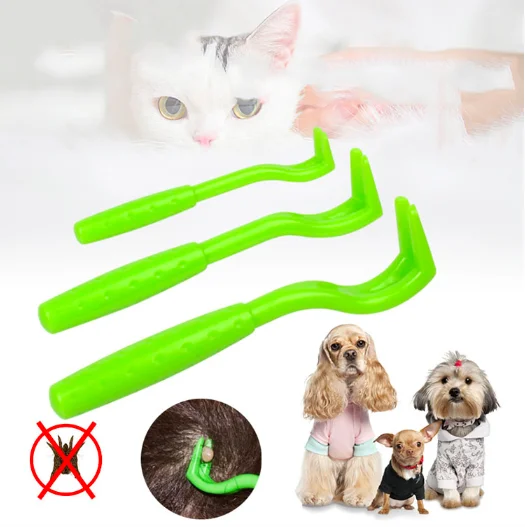 

OEM Logo pet accessories Plastic Portable Pet Flea Clip Remover Drops Comb Cat Dog Universal flea and tick treatment for dogs