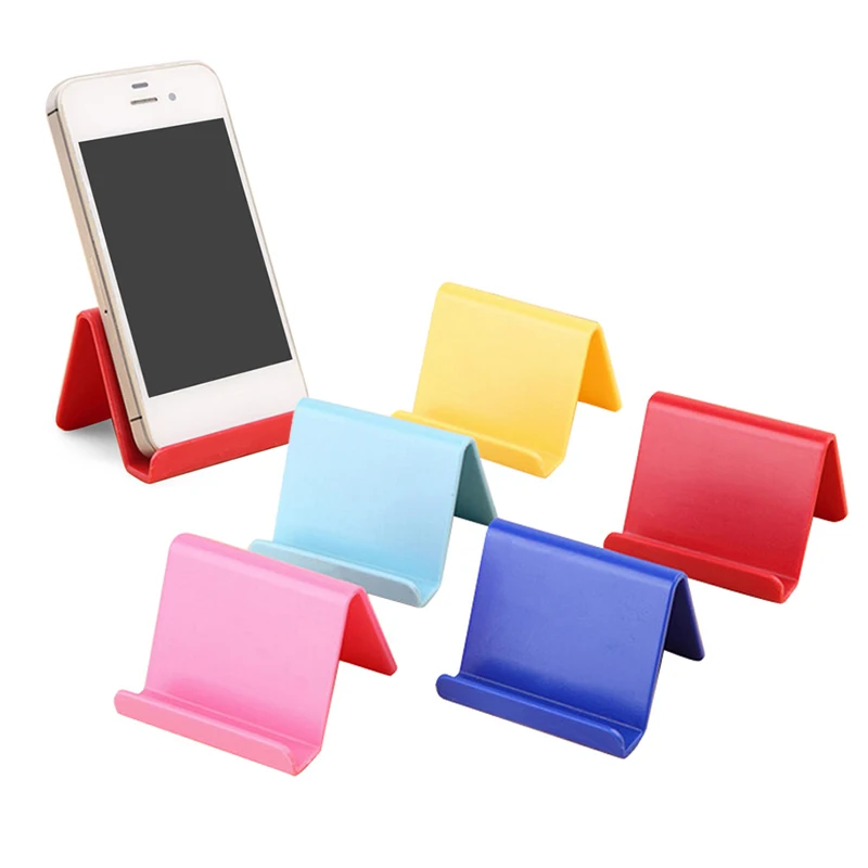 

Universal Mobile Phone Holder Mini Portable Plastic Desk Stand Holder
