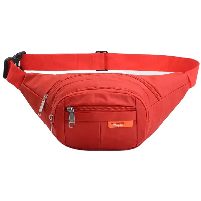 

WB134 Waterproof Outdoor custom logo pillow mini Sports leather fanny packs waist bags for women waist bag