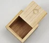 Plain paulownia wood finished thin souvenir packing wood pen storage box