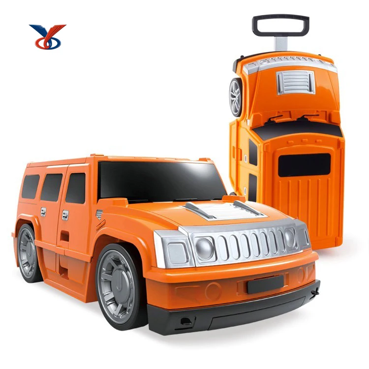 

18 inch pp material ride on car shape kids luggage for children travelling, As photo