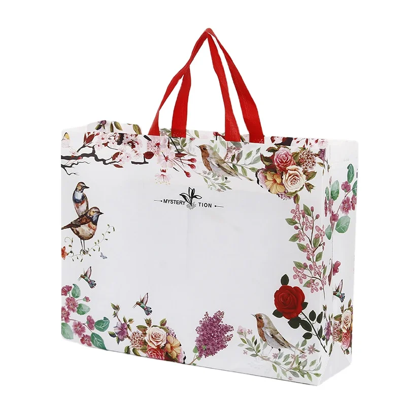 

China high quality shopping bag non-woven blank tote bags trade show custom made shopping bags, Customized color