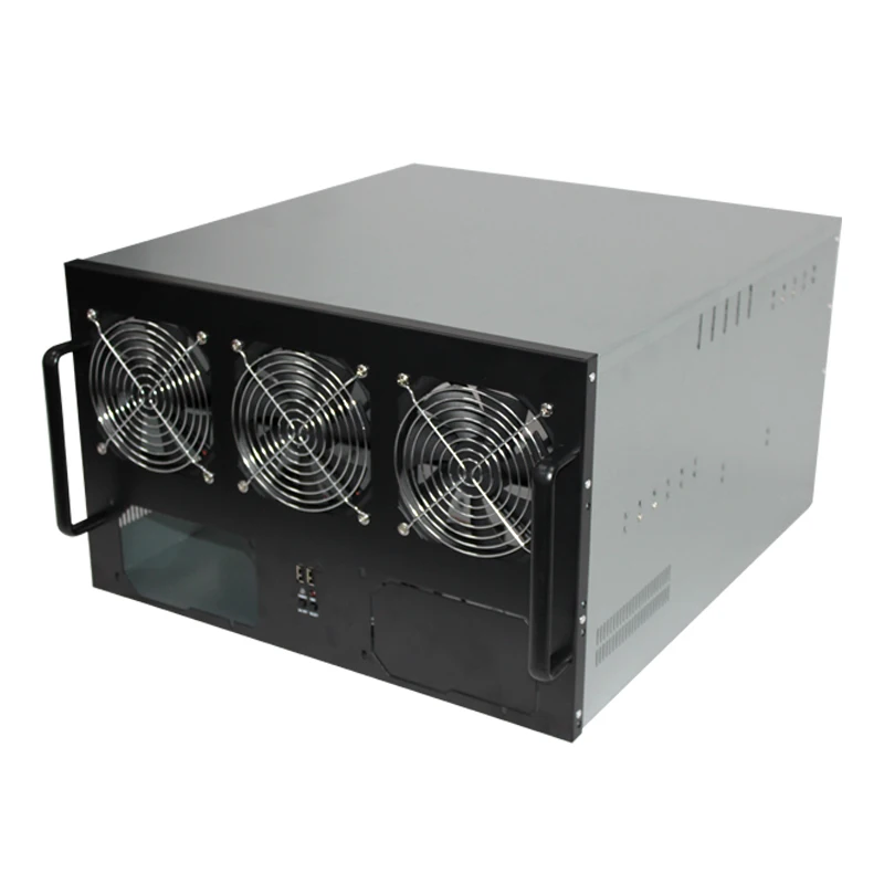 4u metal rack mount bitcoin miner for 6 gpu