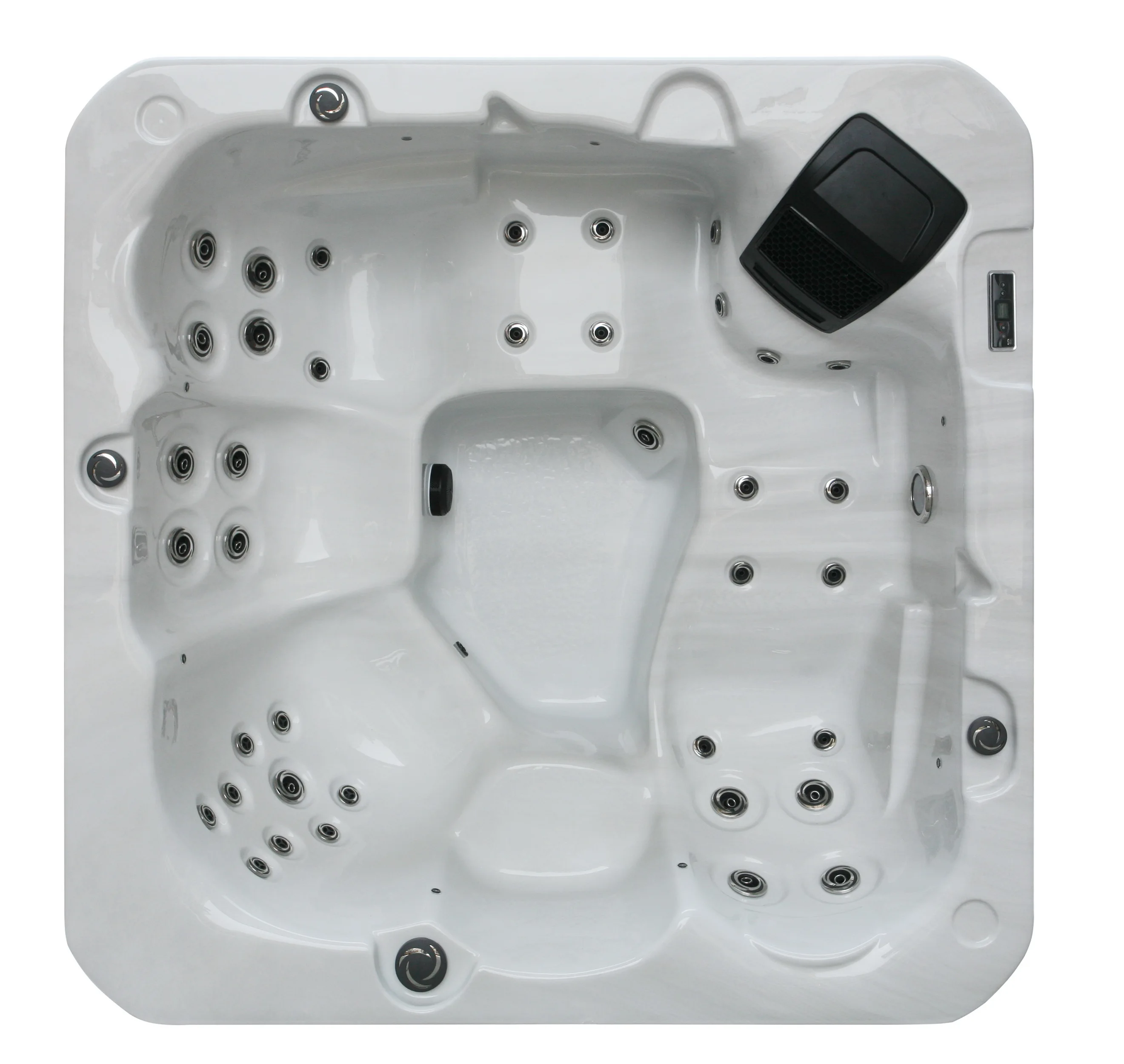 Plug&play European Style Free Standing Four Side Skirts Lucite Acrylic