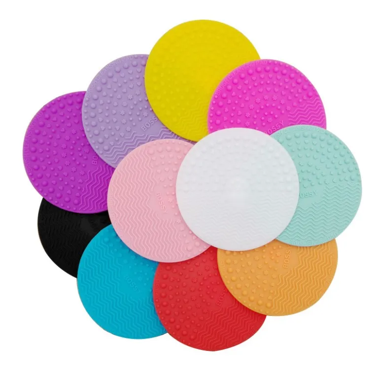 

Silicone Egg Shape Makeup Brush Cleaning Pad Makeup Brush Cleaner Brushes Cleaning Mat