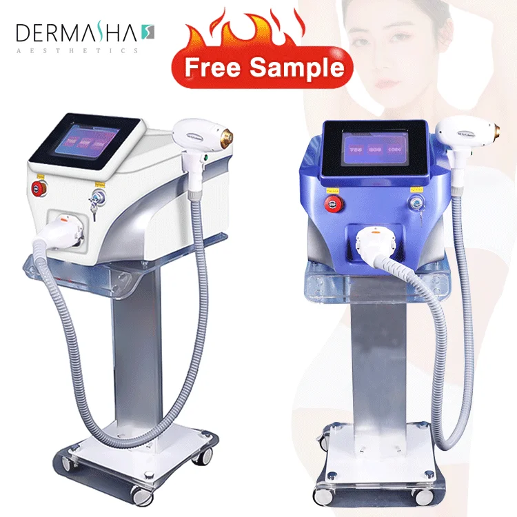

Newest 3 in 1 808nm 1064nm 755nm Diode Laser 808 Body Hair Removal Machine Skin Whitening Devices