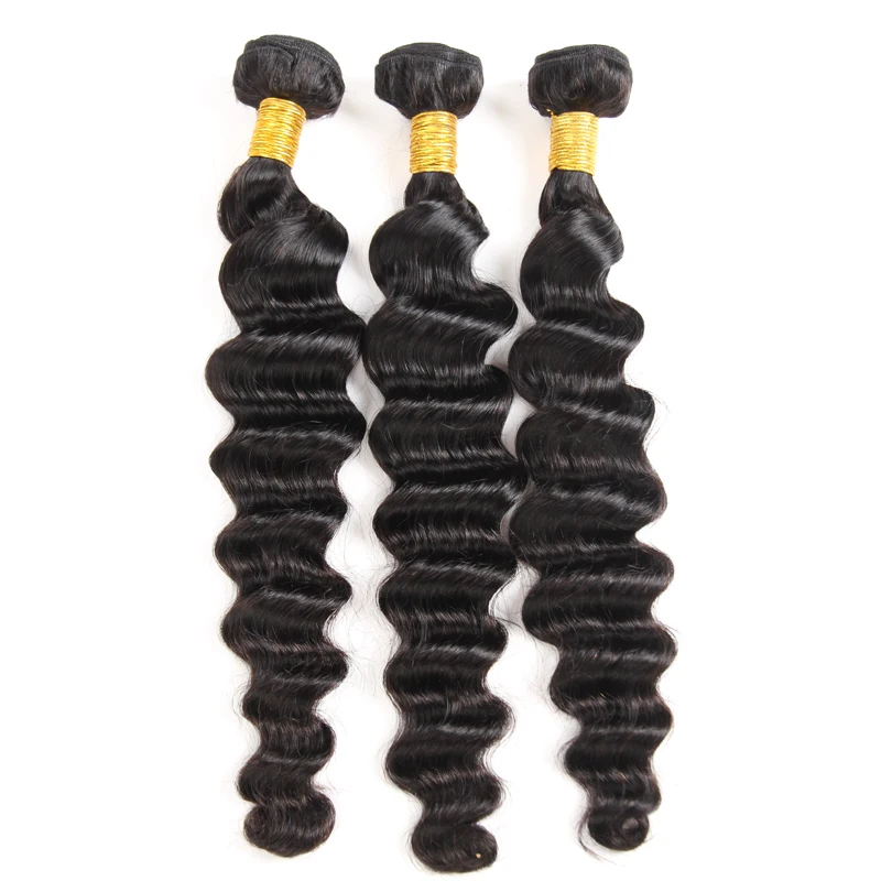 

Brazilian loose deep wave hair weave, mink raw loose deep wave bundles