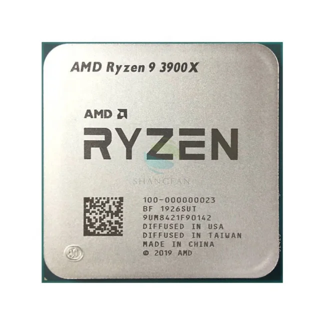 For Ryzen 9 3900X R9 3900X 3.8 GHz Twelve-Core 24-Thread CPU Processor 7NM L3=64M 100-000000023 Socket AM4  Used  no fan