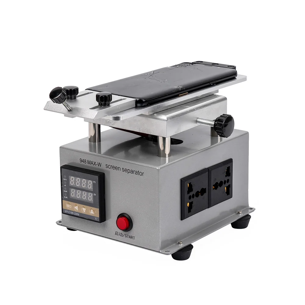 948MAX-W LCD 360 Degree Rotating Separate Glue Remove Machine For Samsung For iPhone