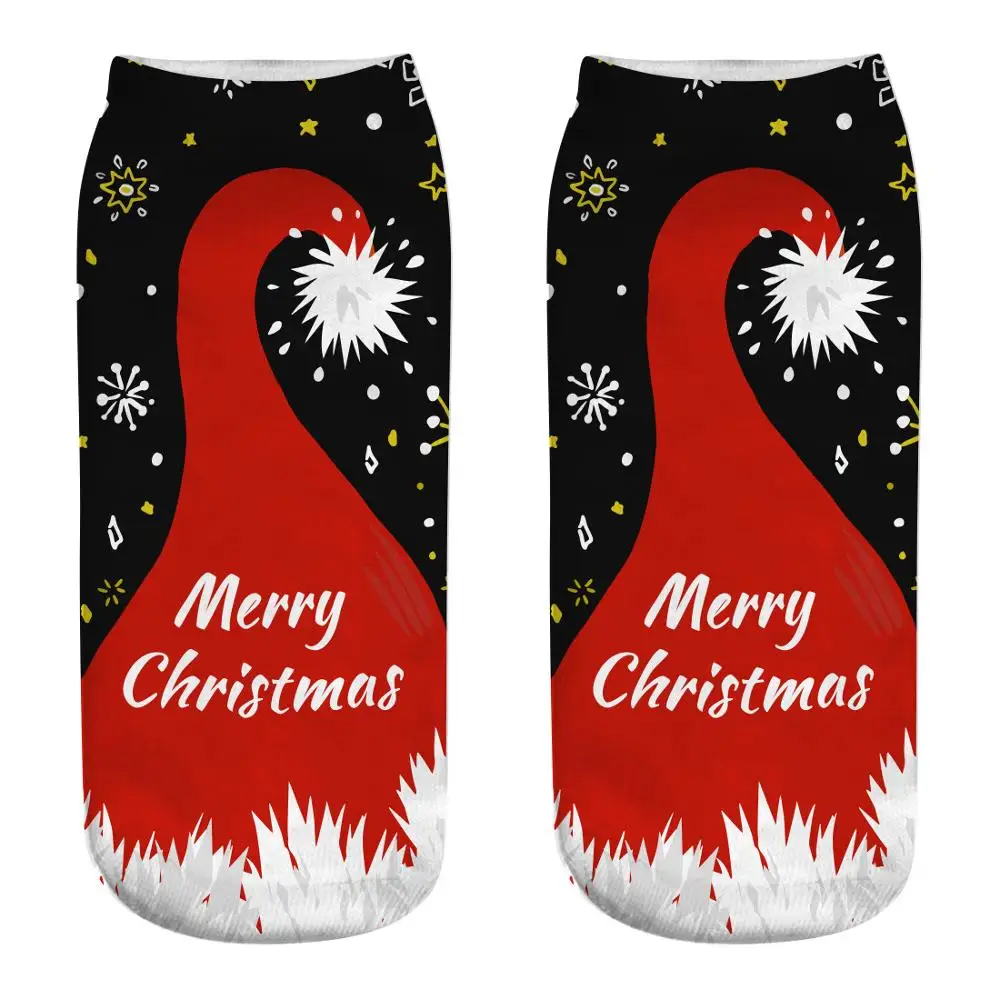 

Wholesale christmas sock 3d digital custom print socks