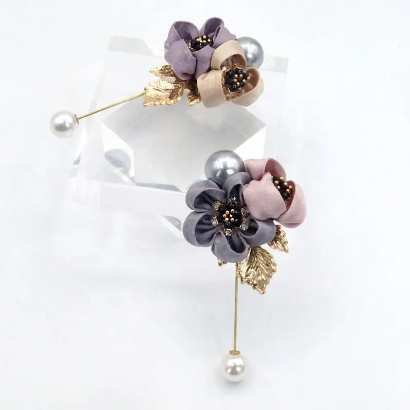 

Contrast Fabric Flower Brooch Fashion Classic Women's Brooch, Colorful